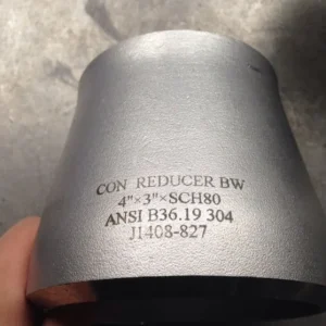 reductor concéntrico de acero inoxidable de alta precisión